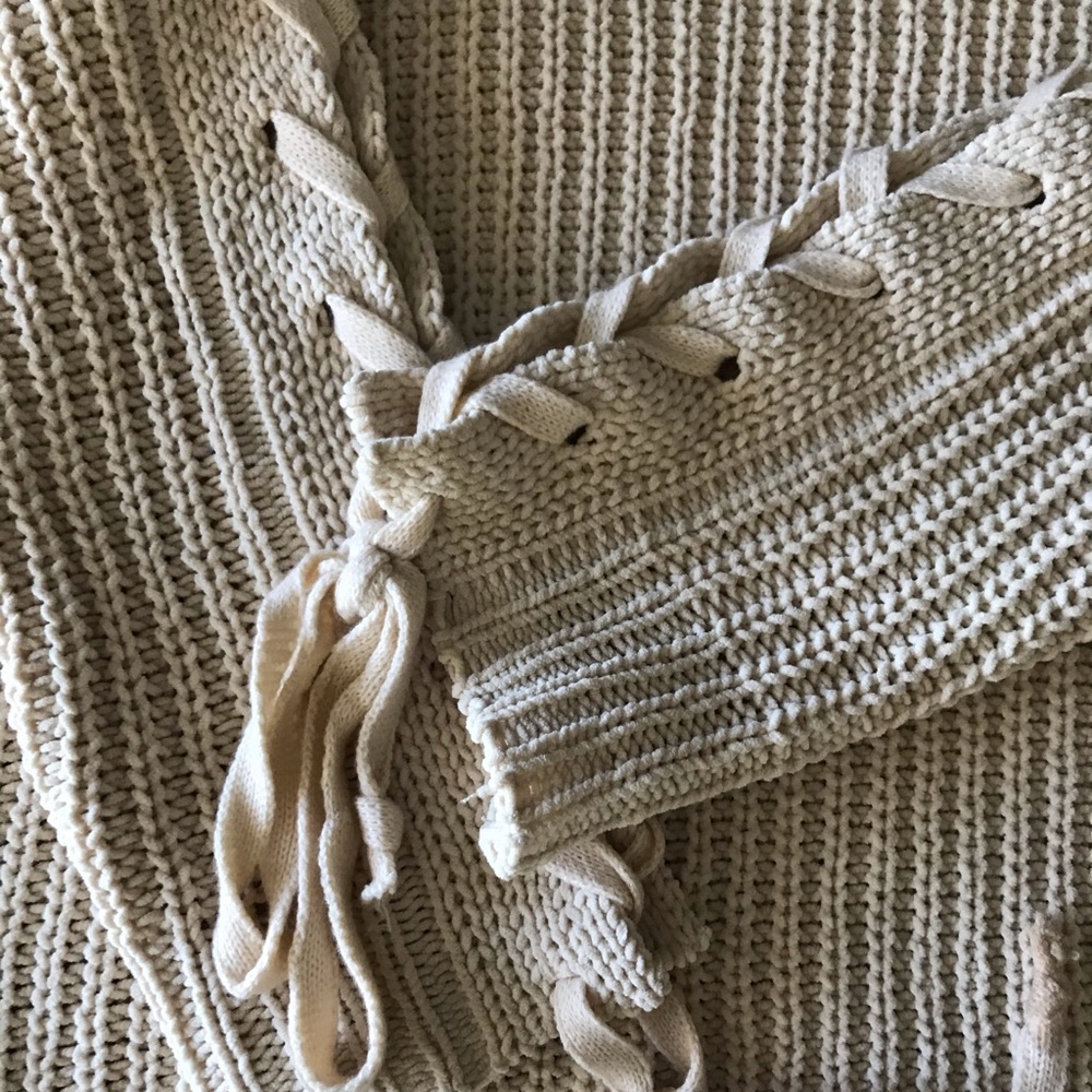 Cream Chunky Knit Sweater